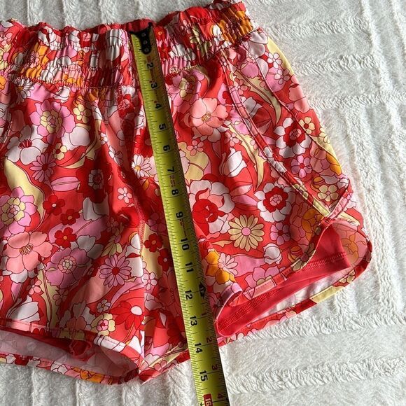 Avia‎ Women's Pull-on Active Running orange Bike Shorts Hidden Zip Pockets small - Picture 4 of 6